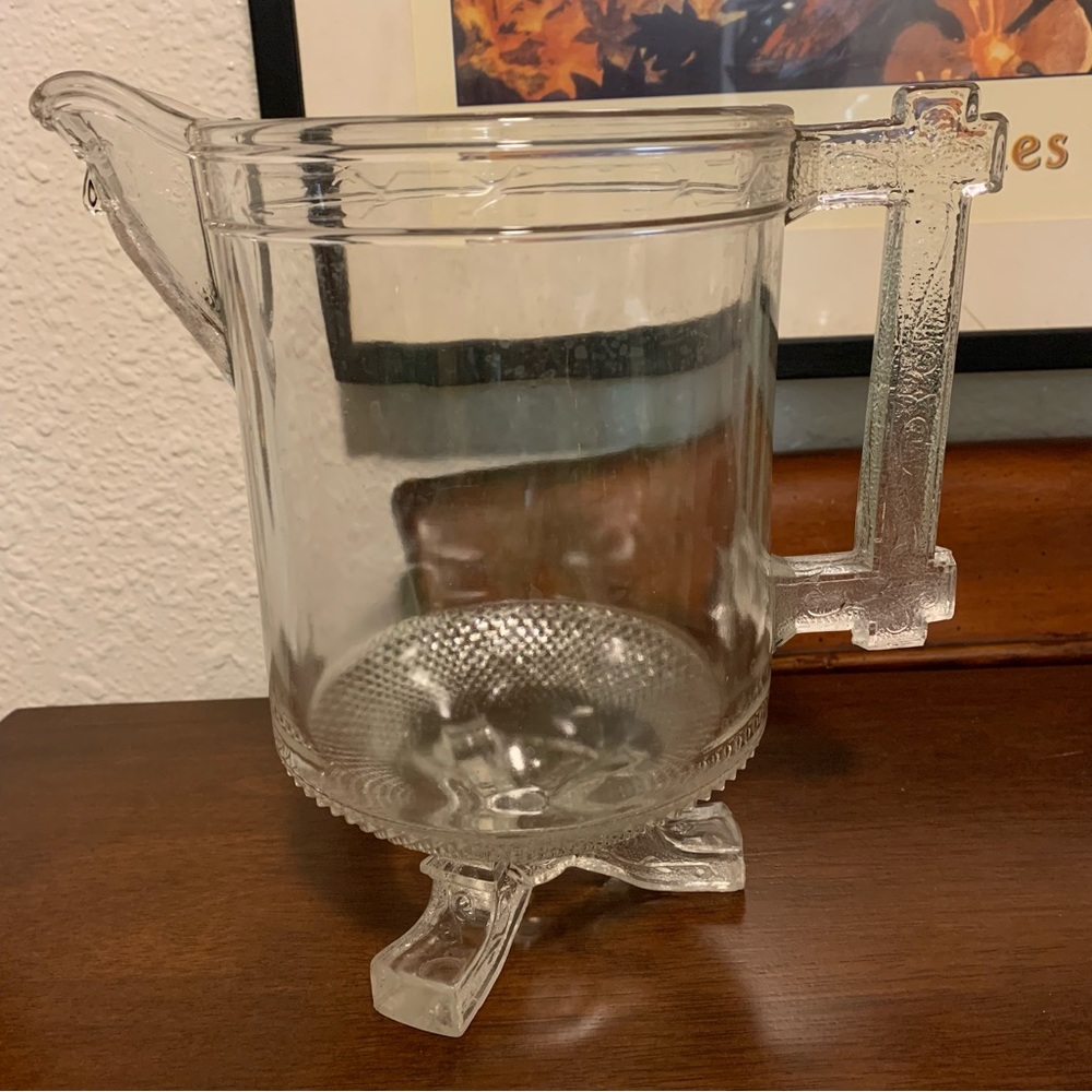 Antique EAPG Old Man Pitcher